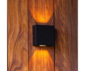 Lutec Gemini Beams lampada a parete, LED, rettangolare, 5104003012, Gemini Beams [Lampade per Esterni > Lampade a Parete]