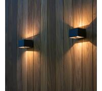 Lutec Gemini lampada a parete uplight & downlight 1 luce, LED, 5117101118, Gemini [Lampade per Esterni > Lampade a Parete]