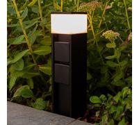 Lutec Mains lampada con piedistallo, con presa di corrente, LED, 7202201012, Mains; Connect [Lampade per Esterni > Lampade con Piedistallo]