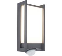 LED Lampada da Parete Esternaa Qubo Antracite 13W 800lm Bianco Caldo Movimento [EEK: F]