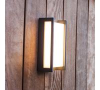 Lutec LED Per Esterni Parete Qubo Antracite IP54 18W 1100lm Qualitá Bianco Cal [EEK: G]