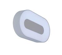 Lutec Ublo Lampada da Esterno a LED Integrato 15 W, Grigio Chiaro, 28.3 x 15.3 cm