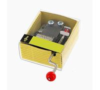 Lutèce Créations Carillon/Scatola Musicale a manovella di Cartone con Finestra Trasparente e meccanismo Musicale di 18 Note - TACE Il Labbro - La Vedova Allegra (F. Lehar)