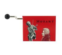 Lutèce Créations Carillon/Scatola Musicale a manovella di Cartone Illustrato e Traforato con meccanismo Musicale di 18 Note - Tema: Mozart - Eine Kleine Nachtmusik - Piccola Serenata (W. A. Mozart)