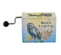 Lutèce Créations Carillon/Scatola Musicale a manovella di Cartone Illustrato e Traforato con meccanismo Musicale di 18 Note - Chim chim Cher-EE - Mary Poppins (Sherman Brothers).