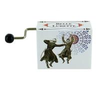 Lutèce Créations Carillon/Scatola Musicale a manovella di Cartone Illustrato e Traforato con meccanismo Musicale di 18 Note - Rondo alla Turca (W. A. Mozart).