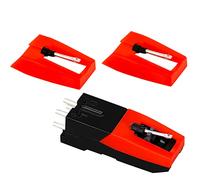 LUTER 1 Pezzo Cartucce di Platino Gira Dique con 2 Pezzi Ago Gira Disco Aghi Stilo per Girare Disco Accessori di Ricambio per Ago per Ruota Disco Vinile