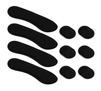 LUTER 10 Pezzi Gel per Batteria Acustica, Silicone Striscia Ovale e Lunga Silenziatore Batteria Acustica Pad Tamburo Muto Silicone Drum Damper Controllo del Tono per Piatto della Batteria (Nero)