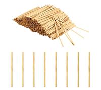 LUTER 1000 Pezzi 12 cm/5 inch Fascette Intrecciate in Carta, Fascette per Pane Riutilizzabili Fascette Intrecciate per Snack, Sacchetti di Caramelle e Biscotti (Marrone)