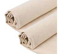 LUTER - 2 pezzi 67 x 50 cm, tessuto di cotone, per punzonatura, ago per tappeto e fermaglio