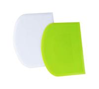 LUTER 2 pezzi corno pasticceria 12 x 9,5 cm, tagliapasta raschietto per pasta in plastica per cucina