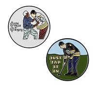 LUTER 2 Pezzi Marcatore Palline da Golf, Golf Ball Marker Pennarello per Pallina da Golf Divertente Clip per Cappello da Golf Decorazioni da Golf Accessori da Golf per Uomini Donne Amanti del Golf