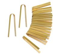 LUTER 20 Pezzi Pinze in Legno Usa e Getta Utensili da Cucina Pinze in Bambù Pinze in Legno Cucinare per Cucinare