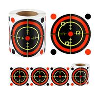 LUTER 200 Pezzi Bersagli da Tiro, Adesivi per Tiro da 7,6 cm Obiettivi di Tiro Obiettivi di Carta Obiettivi Splatter Autoadesivi per Poligono di Tiro Obiettivi Rotondi Reattivi per Tiro