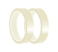 LUTER 2pz Nastri a Trasferimento Termico, Nastro ad Alta Temperatura da 20 mm x 33 m per Pressa a Caldo Nastro Pressa in Vinile Termico Nastri Termici per Pressa (Trasparente)