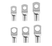 LUTER 30 Capicorda in Filo di Rame Stagnato, Terminali per Cavi per Batteria per Impieghi Gravosi, Connettori per Crimpatura di Cavi Elettrici, 6/4 / 2AWG