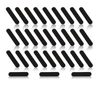 Luter 30 Pezzi Nastro di Piombo per Racchette da Tennis, 3 g di Nastro di Piombo, Autoadesivo, per Proteggere la Protezione dei Bordi della pagaia, Aumentare Il contrappeso (Nero)