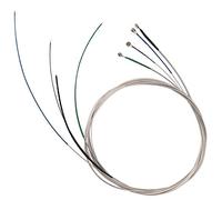 LUTER 4 Pz Set Universale di Corde per Violoncello Classic Silver String (ADGC) Lega di Magnesio in Alluminio con Anima in Acciaio con Testa a Sfera Nichelata per Violoncello 1/2, 1/4, 3/4, 4/4