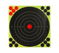 LUTER 50 Pezzi Bersagli Tiro Adesivi per Tiro da 20,32cm Obiettivi di Carta Splatter Autoadesivi Shooting Target Rotondi Reattivi