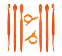 LUTER 6+2 Pezzi Sbuccia Arance Fruit Peelers Rimozione degli Agrumi Plastica Affettatrice Gadget da Cucina per Arancia