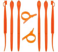 LUTER 6+2 Pezzi Sbuccia Arance Fruit Peelers Rimozione degli Agrumi Plastica Affettatrice Gadget da Cucina per Arancia