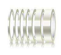 LUTER 7 Rotoli Nastro Resistente al Calore Nastro per Alte Temperature Nastro per Sublimazione Termico Stampa a SublimazioneTrasferimento di Calore e Isolamento Saldatura a Onda (Trasparente)