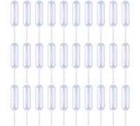 LUTER 80 Pezzi Pipetta in Plastica 4ml - Pipette Contagocce, Trasferimento Pipetta per Liquido, Pipetta Monouso per Dessert, Cupcake, Gelato - Trasparente
