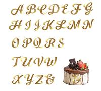 LUTER Lettere per Torte Decorazione Lettere per Torte Lettere per Torte Scenografiche Lettere Torta Decorazione Acrilico Alfabeto Cake topper Nome Personalizzato Toppers Cupcake con Lettera A-Z