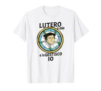 Lutero è Mio e Lo gestisco io - Gioco di Parole ironico Maglietta con Stampa Grafica Economica