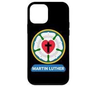 Luterrose cuore croce simbolo stemma protestante Martin Lutero Custodia per iPhone 12 mini