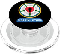 Luterrose cuore croce simbolo stemma protestante Martin Lutero PopSockets PopGrip per MagSafe