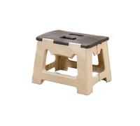 LUTFI Poggiapiedi Sgabello pieghevole portatile Sgabello for sedia in plastica Panca piccola Sgabelli for cambiare le scarpe for la casa for sgabello creativo da vivere Camera da letto(Gris)