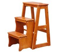 LUTFI Sgabello pieghevole a scala Scale pieghevoli Sedia Biblioteca Ufficio Mini scaletta a 3 gradini Cucina Sgabello alto Panca con ampio pedale antiscivolo Attrezzo domestico Sgabelli