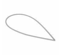 LUTH Premium Profi Parts Anello di serraggio posteriore per manicotto, compatibile con Bosch 11042475 in lavatrice
