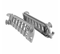 LUTH Premium Profi Parts Compatibile con guide Bosch con ruote per cassetto posate 00619598 in lavastoviglie