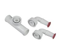 LUTH Premium Profi Parts Doppio Collegamento A Tubo 1" Dallmer 140128 Per Sifone