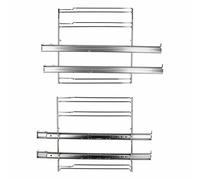 LUTH Premium Profi Parts Estrattore telescopico a 2 vie per teglia da forno compatibile con Bosch Hez538200 17001568 in forno