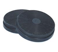 LUTH Premium Profi Parts Filtro ai carboni attivi, compatibile con Respekta MIZ0023N, diametro 175 mm, per cappa aspirante, 2 pezzi