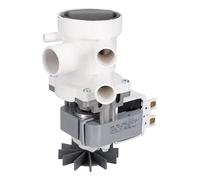 LUTH Premium Profi Parts Pompa di scarico compatibile con Bosch 00140268 con testa della pompa e filtro per lavatrice