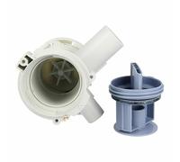 LUTH Premium Profi Parts Pompa di scarico compatibile con Bosch 00146094 Hanning con testa della pompa e filtro per lavatrice