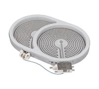 LUTH Premium Profi Parts Radiatore, 265 x 170 mm, 2400/1500 W, 230 V, ovale