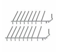 LUTH Premium Profi Parts Set di accessori inferiori compatibili con Bosch 00657863 2 x 8 punte per lavastoviglie