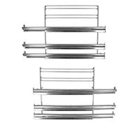 LUTH Premium Profi Parts Set di binari estraibili per 3 teglie, compatibili con Bosch 17007521 in forno