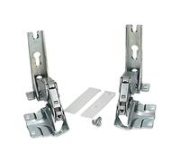 LUTH Premium Profi Parts Set di cerniere per porte compatibile con Bosch Siemens Neff Aeg Constructa Balay 00481147 481147 per frigoriferi, congelatori e combinazioni frigo-congelatore
