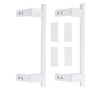 LUTH Premium Profi Parts Set di maniglie per porte frigorifero + congelatore compatibili con Liebherr 9086742 per frigorifero e congelatore 2 pz.