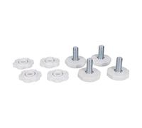 LUTH Premium Profi Parts Set di piedini compatibili con Bosch 00610643 per lavatrice, 4 pezzi