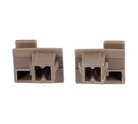 LUTH Premium Profi Parts Set di supporto per piastra in vetro compatibile con Bosch 10043885 nel forno a microonde, 2 pezzi