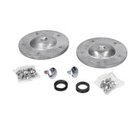 LUTH Premium Profi Parts Set mozzo cuscinetto con accessori compatibile con Bauknecht 480110100802 per lavatrice con caricamento dall'alto
