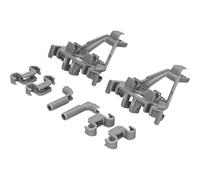LUTH Premium Profi Parts - Set per il cestello inferiore della lavastoviglie Spiked Rows Compatibile con Bosch 00428344 428344