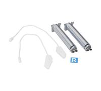 LUTH Premium Profi Parts - Set riparazione porta cerniera a molla per porte codice nero cavo riparazione lavastoviglie Compatibile con Bosch Siemens 00754869 754869